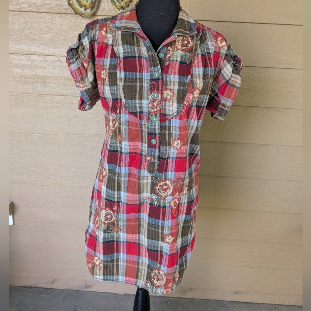 Chelsea & Violet Multicolor Plaid Dress
